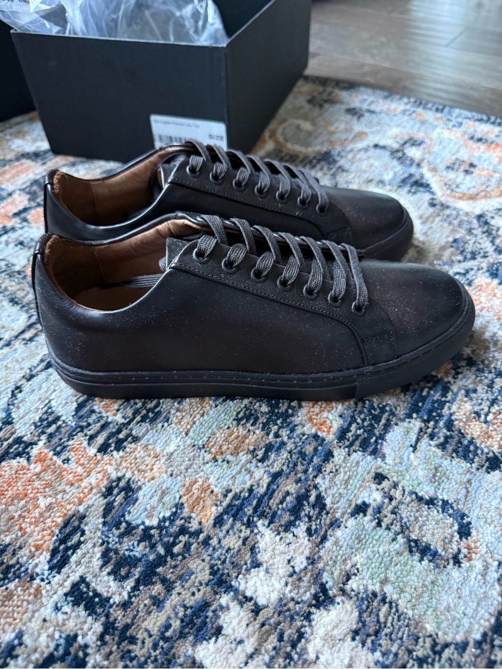 Thursday Boot Company Dark Brown Leather Sneakers - Picture 8 of 10